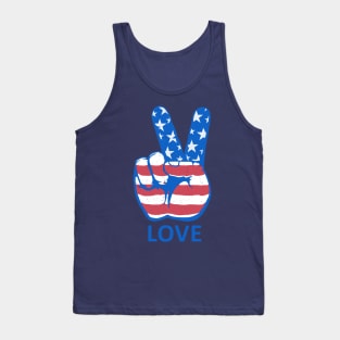 victory hand sign Tank Top